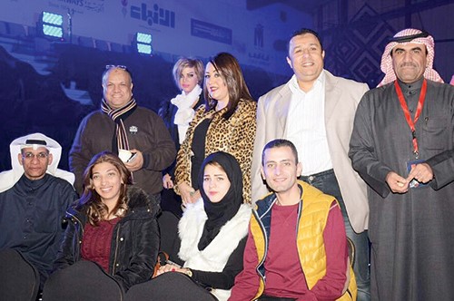 الزملاء الصحافيون اثناء تغطية الحفل الثاني لـ هلا فبراير﻿