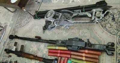 ضبط 18 دانة «آر بي جي» ومدفع مضاد للطائرات في سيناء