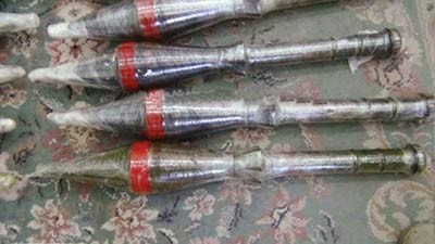 ضبط 18 دانة «آر بي جي» ومدفع مضاد للطائرات في سيناء