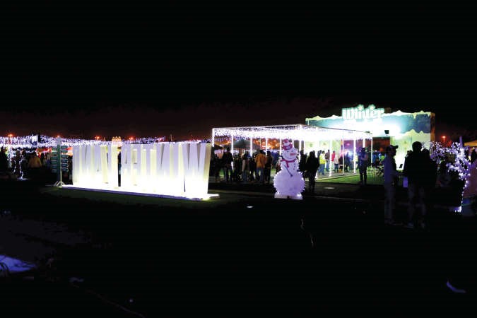 winter land تفتح ابوابها امام الزوار