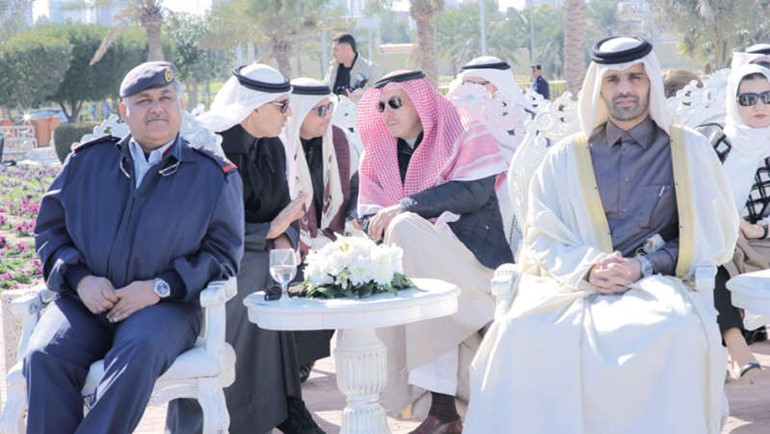 الشيخ محمد بن عبدالله ال ثاني يتابع فقرات الكرنفال﻿