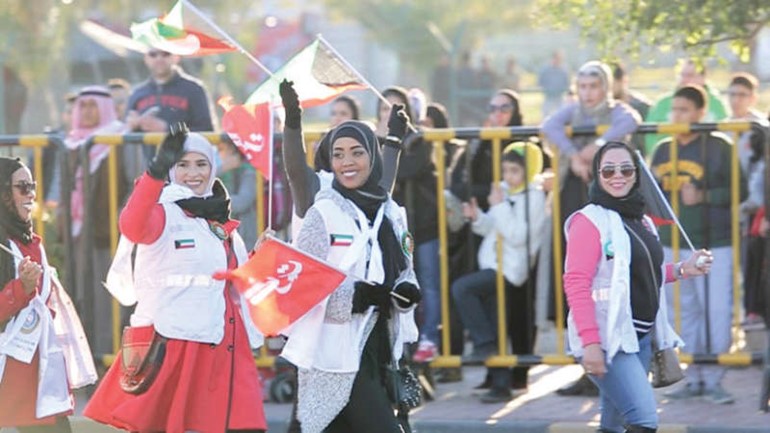 فرحة المشاركين﻿