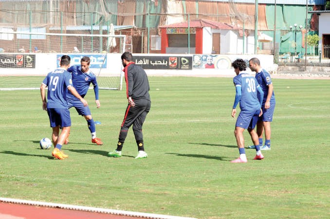 لاعبو الاهلي يريدون تحقيق الفوز على انبي اليوم