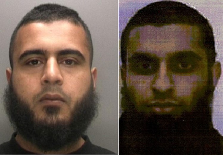 من اليمين، ساجد اسلام الملتحق مع جاك في صفوف داعش، ثم المتهم بتجنيد الاثنين، ايمن شوكت