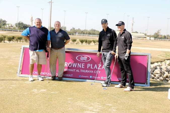 «كراون بلازا الكويت الثريا سيتي» ينظم البطولة الرابعة للجولف في نادي صحارى