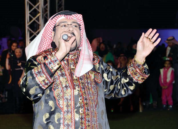سليمان القصار اثناء الحفل