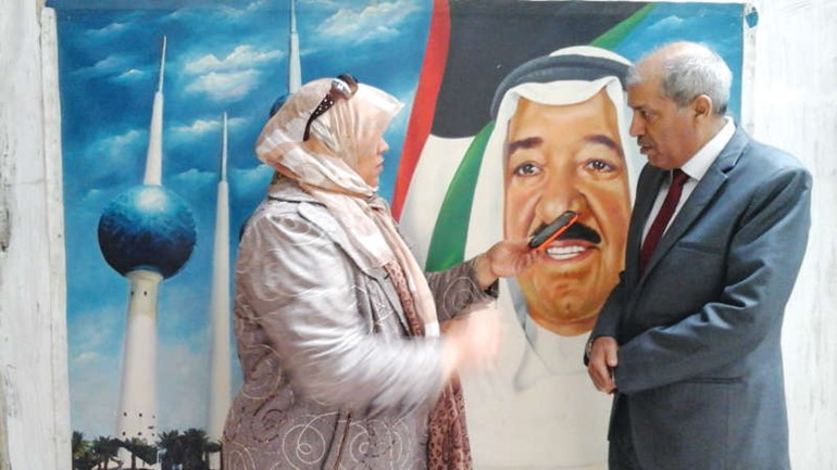 دكتور فريح والزميلة هناء السيد ﻿