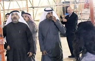 دحسن كمال ودمنصور الخرينج يتفقدان المشروع﻿