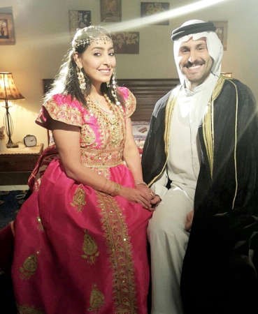 كاكولي وفاطمة الصفي في حكاية حب﻿