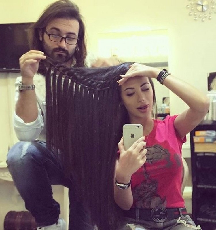 بالصور..  شعر شقيقة ميريام فارس يشعل "انستغرام"
