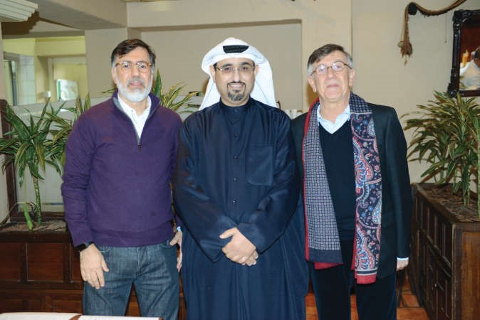 شوقى بركات وابو راشد وادجارد بركات