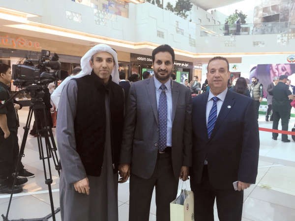 دمحمد المطيري خلال الاحتفال﻿