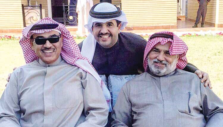 الشيخ حمد صباح الاحمد والشيخ صباح الخالد والشيخ دعيج الخليفة ﻿