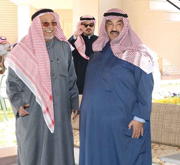 سمو الشيخ ناصر المحمد والشيخ علي الجراح ﻿