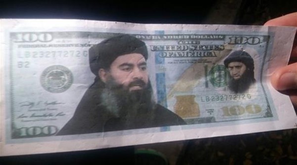 لبنان: أوراق نقدية عليها صورة البغدادي والأهالي يتبرؤون
