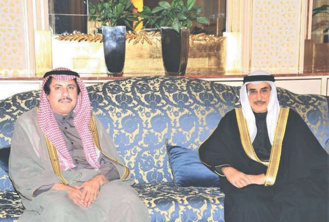 الشيخ عزام الصباح والشيخ خالد بن عبدالله ال خليفة 