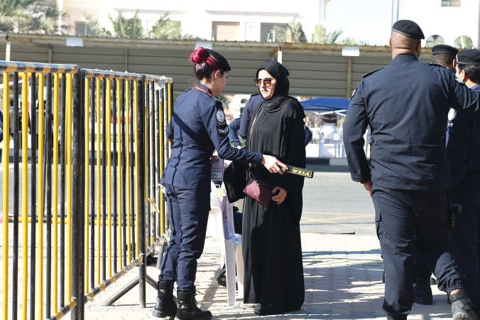 اجراءات امنية قبل التصويت﻿