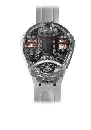  LaFerrari» Sapphire» MP-05 من Hublot هيكل من الصفير للحركة المحطمة للأرقام القياسية