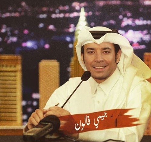 بالصور.. هل شاهدت نجوم هوليوود بالزي الخليجي