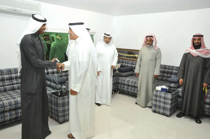 المرزوق يتلقى التهاني ﻿