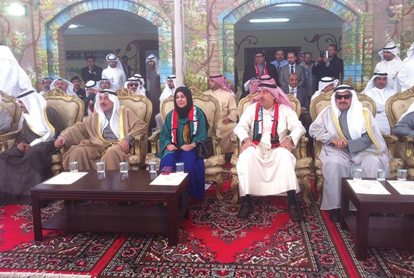 محافظ الجهراء الفريق مفهد الامير وفاطمة الكندري وبن غيث في مقدمة الحضور﻿