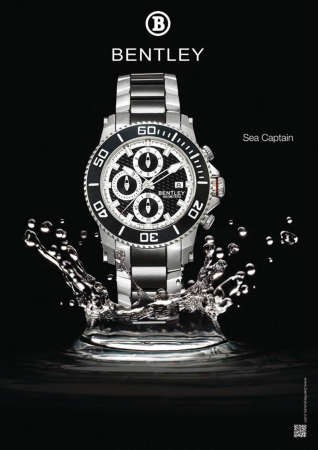 «روائع جنيف» تطلق تشكيلة ساعات BENTLEYBENTLEY Sea Captain2016 للرياضيين والغواصين