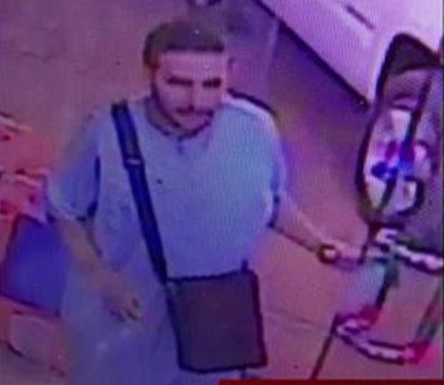 المتهم يظهر بكاميرات المراقبة
