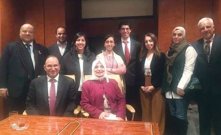هند الصبيح ومنصور العتيبي وعدد من شباب jpo الكويتيين
