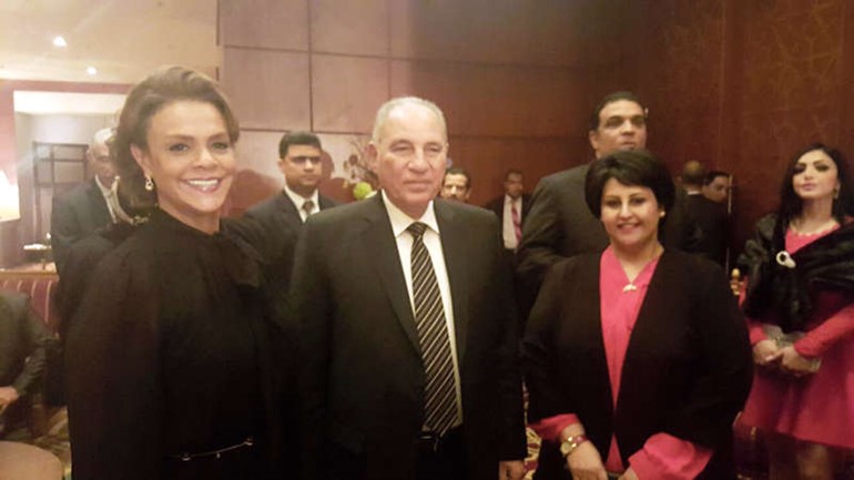 الشيخة بسمة الدعيج والمستشار احمد الزند ودنرمين الحوطي﻿