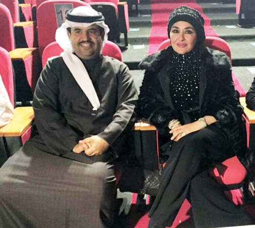 الشيخة نوال الحمود مع الشيخ دعيج الخليفة
