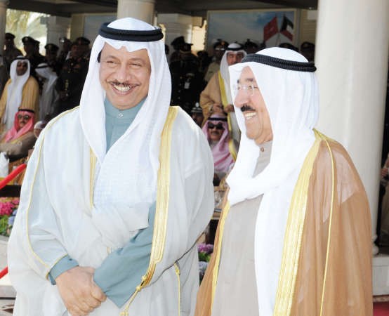 صاحب السمو الامير الشيخ صباح الاحمد وسمو الشيخ جابر المبارك