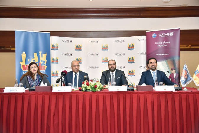  جانب من مؤتمر اطلاق القطرية تجربة العمل بالطيران في كيدزموندو