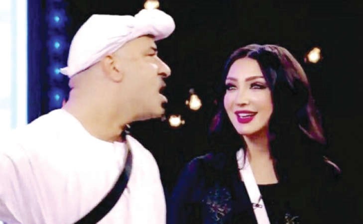 سامية الطرابلسي مع محمد سعد في وش السعد﻿