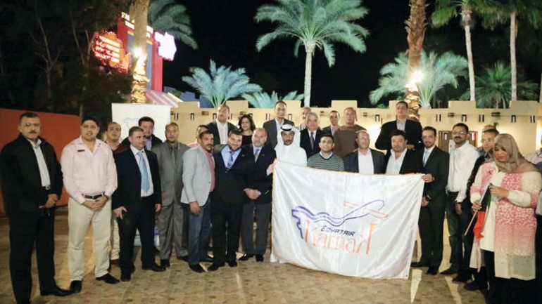 جانب من الوفود المشاركة في الاحتفال ﻿