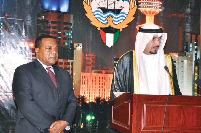 سفيرنا لدى تنزانيا جاسم الناجم يلقي كلمته