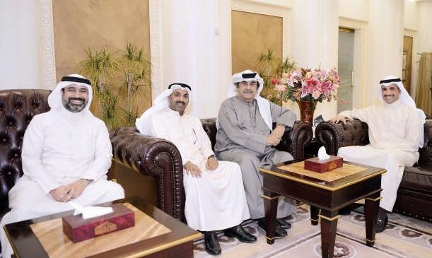الغانم مستقبلا عبدالحسين عبدالرضا وطارق العلي وخالد امين﻿