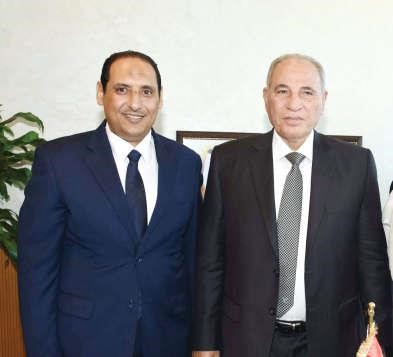  المستشار احمد الزند والزميل اسامة ابو السعودانور الكندري﻿