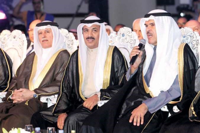 ممثل صاحب السمو الامير الشيخ سلمان الحمود يفتتح البطولة﻿