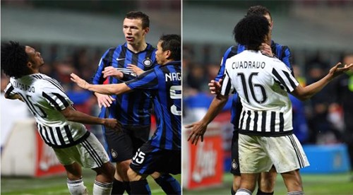 بالفيديو.. بيرزيتش يعتدي على لاعب يوفنتوس وينجو من الطرد 