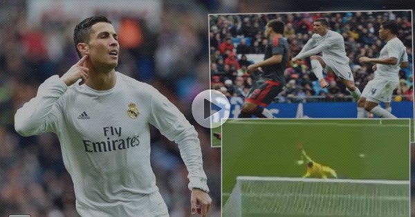 بالفيديو.. تسديدة رونالدو الهائلة تمتع جماهير ريال مدريد
