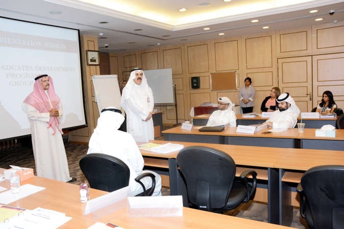 ديعقوب الرفاعي خلال افتتاح البرنامج التدريبي