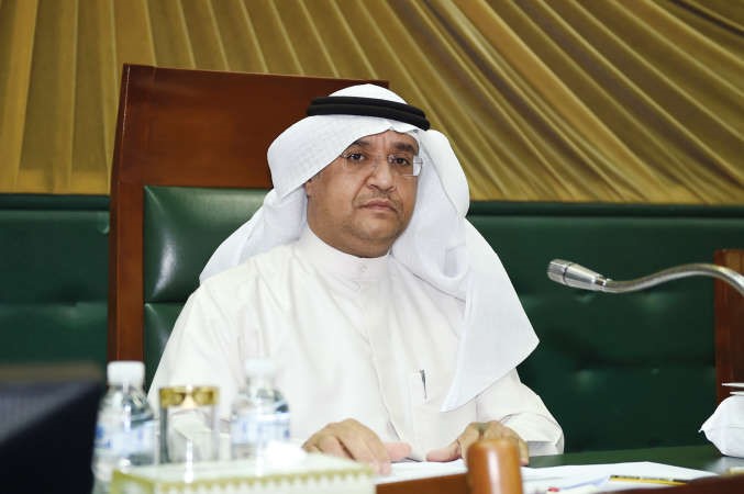 مشعل الجويسري مترئسا الجلسة﻿