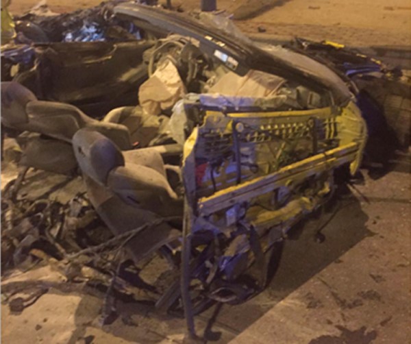 بالفيديو.. ملاكم كندي قاد بجنون في دبي ومات مع ثلاثة آخرين بانشطار "الفيراري" لنصفين