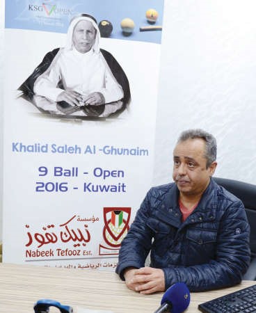 فهد خالد الغنيم يفتتح البطولة 