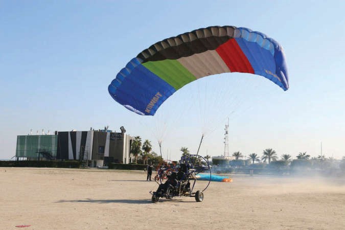 لحظة الاستعداد للاقلاع