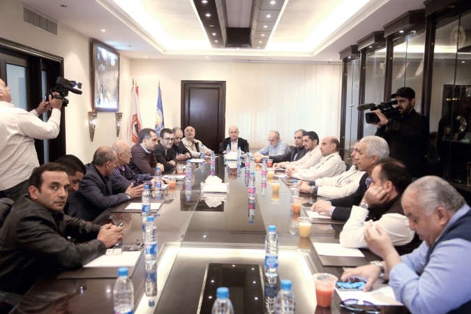 ممثلو الاندية حضروا بكثافة للاجتماع في الاتحاد اللبناني