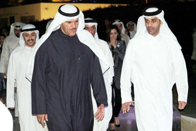الشيخ محمد بن عبدالله ال ثاني يستقبل وزير الدولة لشؤون الشباب الشيخ سلمان الحمود
