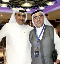 الزميل مفرح الشمري مهئنا الجاسر بفوز جمعيتهم كافضل جمعية بالوطن العربي 