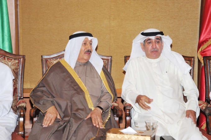 م عادل الخرافي وجواد بوخمسين﻿