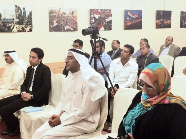 جانب من الحضور في المركز الثقافي المصري